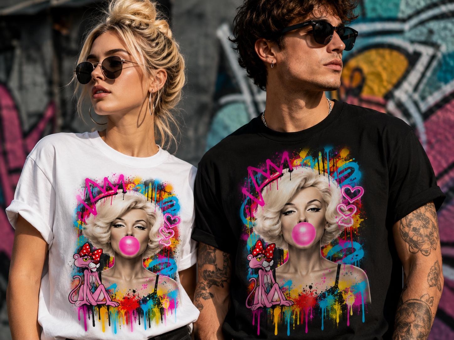 Marilyn Monroe Bubble Gum T Shirt - Etsy