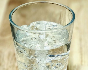 Snowflake Water Candle