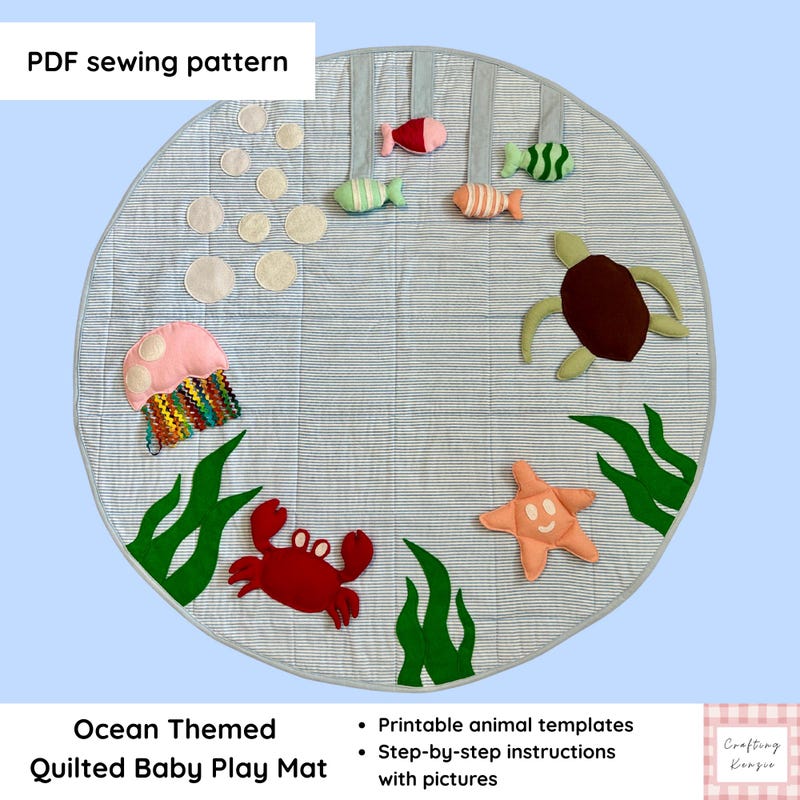 Playmat Pattern - Etsy UK