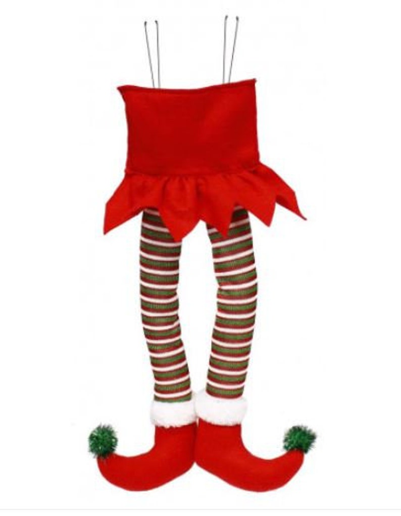Elf Christmas Tree Topper Christmas Centerpiece Tree Topper Etsy