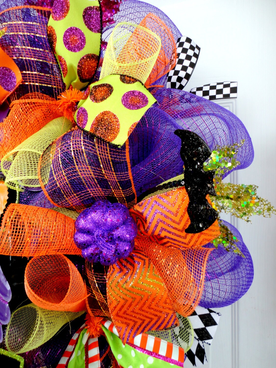 LIMITED AVAILABILITY Halloween Owl Wreath Halloween Deco Etsy