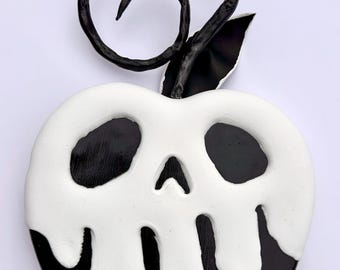 Oversized Poison Apple Wreath Attachment - Halloween Decoration - Halloween Home Decor - Halloween Wreath Attachment - Photo Prop