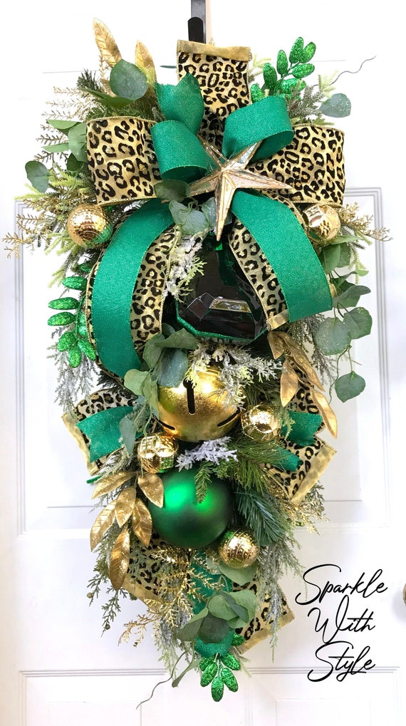 2022white × green christmas wreathe① Hardwick Artificial Green PE/PVC Christmas Tree 6FT, 7FT