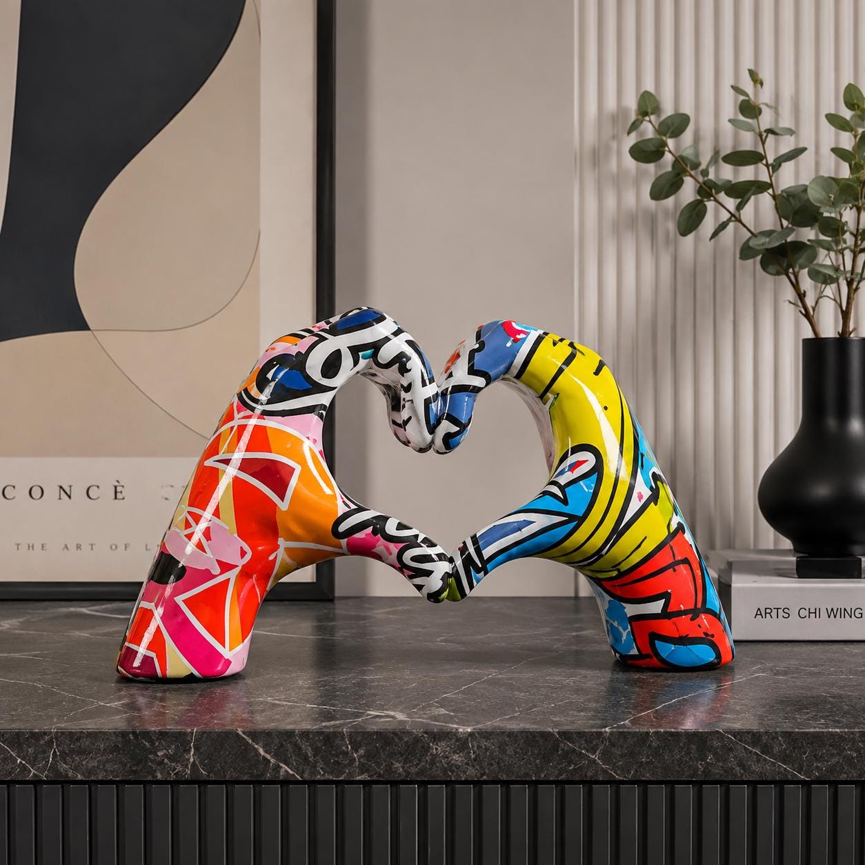 Bunte skulptur
