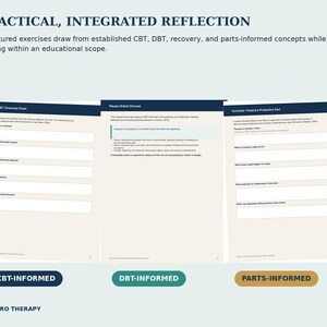Burnout Recovery Workbook, Mental Load Reset, Fillable PDF for Overwhelm, Self Care Planner, Therapist-Created Tool image 7