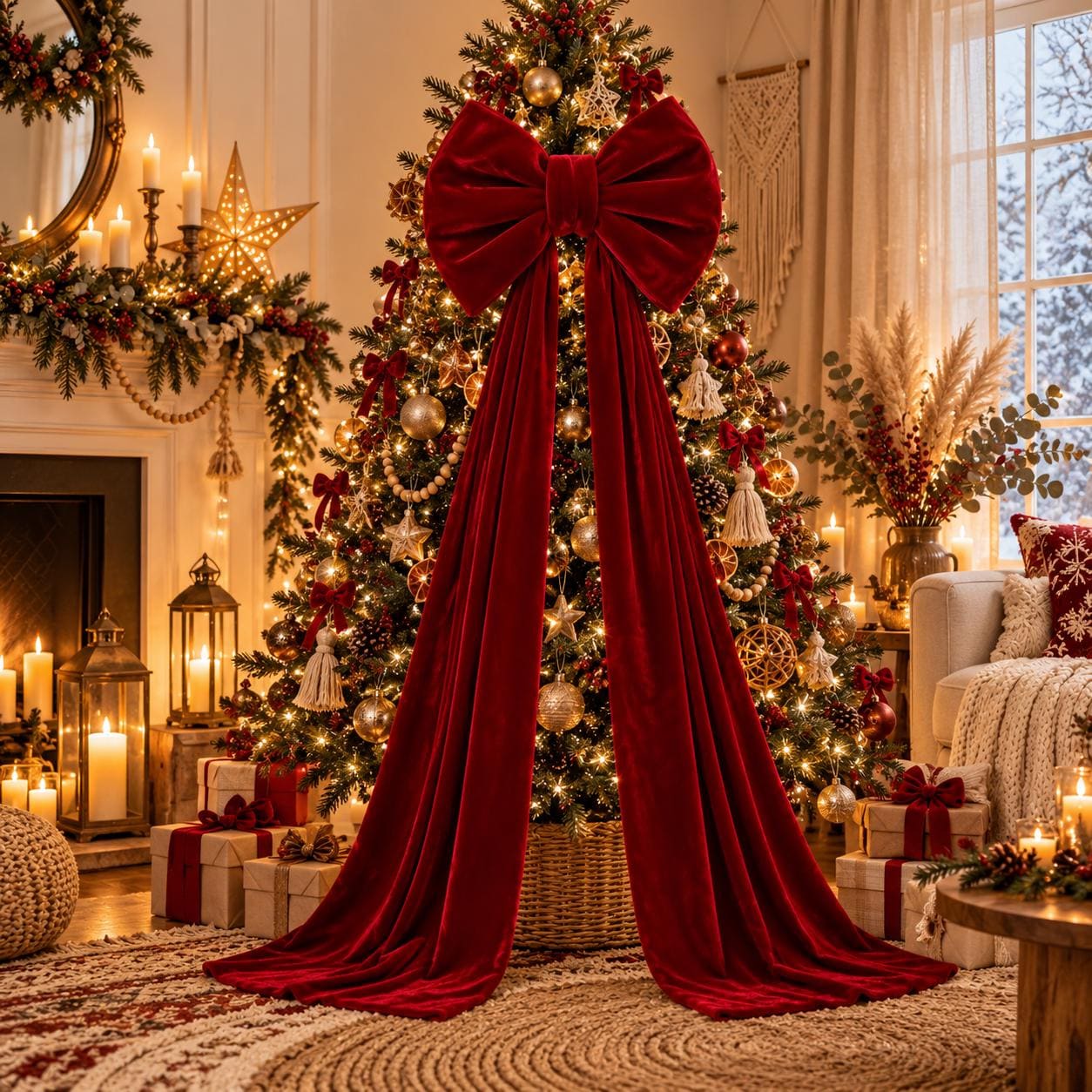 Weihnachtsbaum schleife