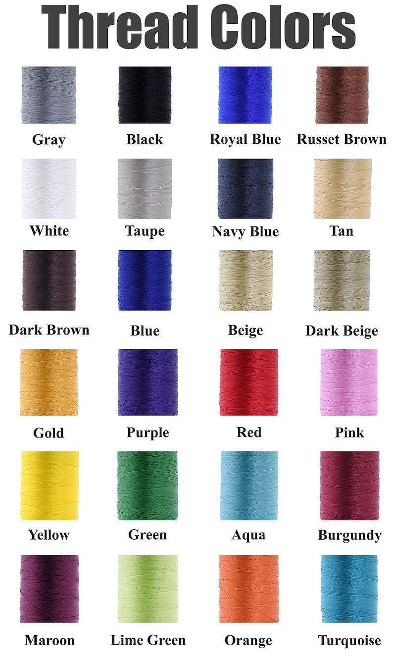 1911 leather holster thread color options