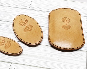 Genuine leather weighted bags for leatherworking, Handmade In The USA!
