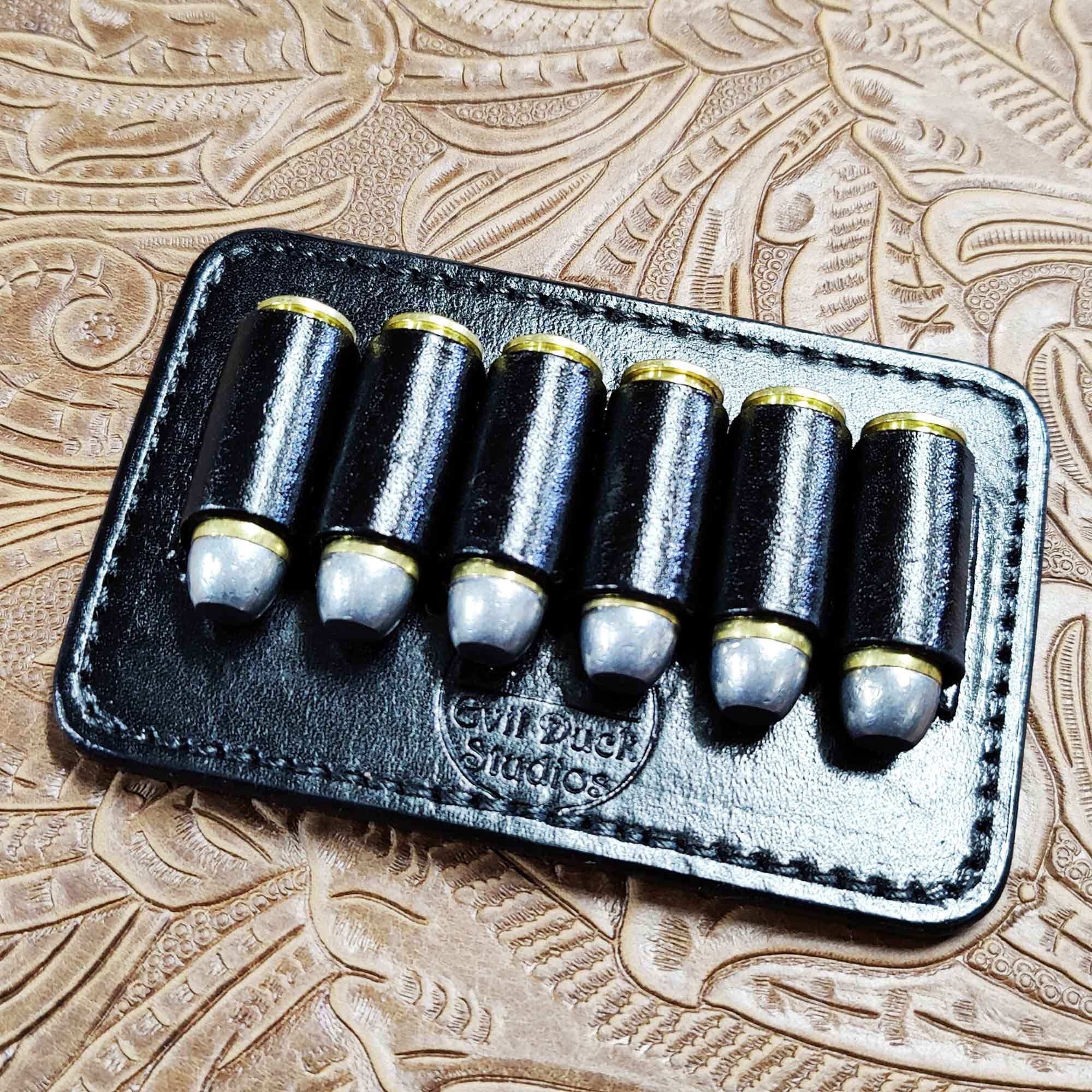 410 Ammo holder Bond Arms, leather, for 3 nch shells, pocket carry