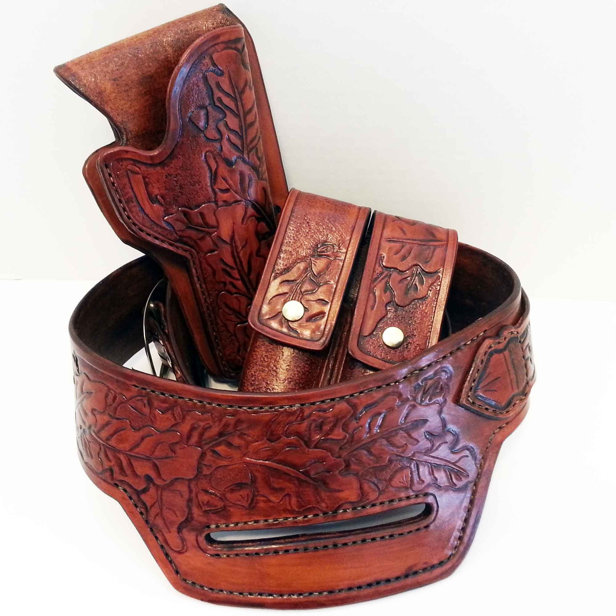Western style gun belts and holsters cheap