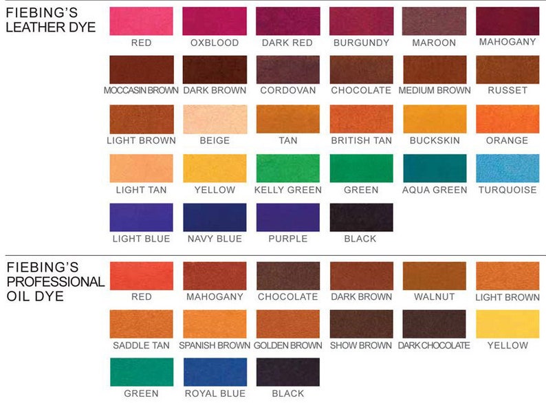 1911 leather holster leather dye colors