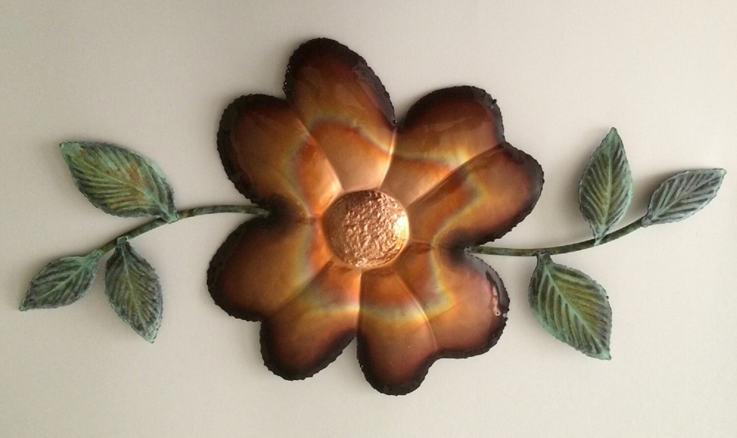 Copper Dogwood Wall Art Copper Wall Decor Dogwood Flower Branch Country Home Decor Farmhouse Wall Art State Flower Housewarming Gift Copper