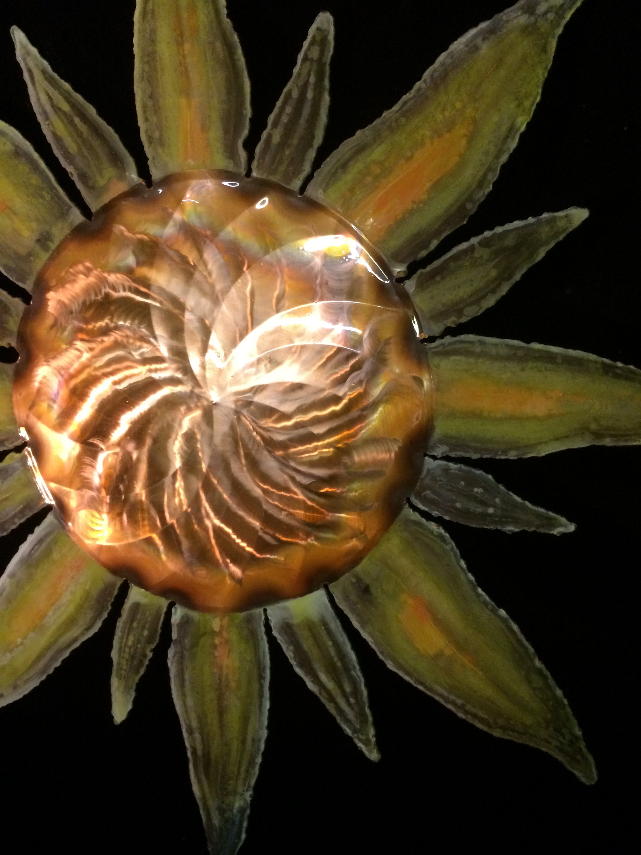 Copper Sun/Sun Wall Art/Copper Wall Art/Sun Decor/Outdoor Wall Art/Sun