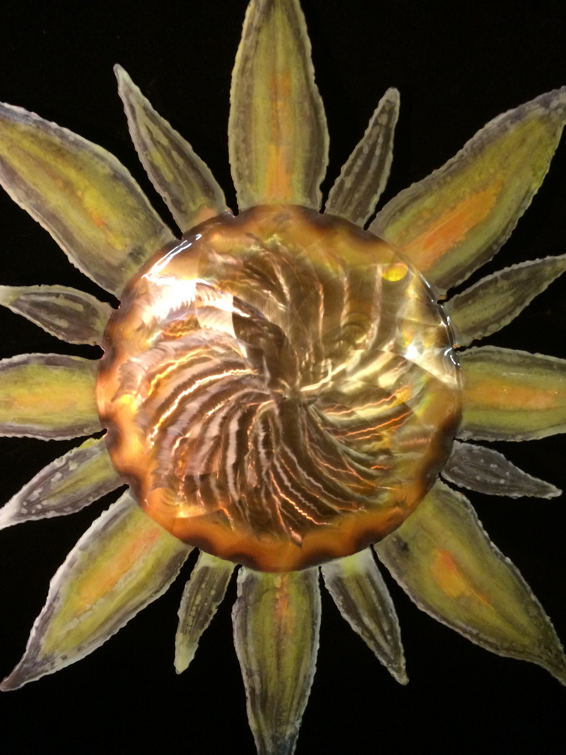 Copper Sun/Sun Wall Art/Copper Wall Art/Sun Decor/Outdoor Wall Art/Sun