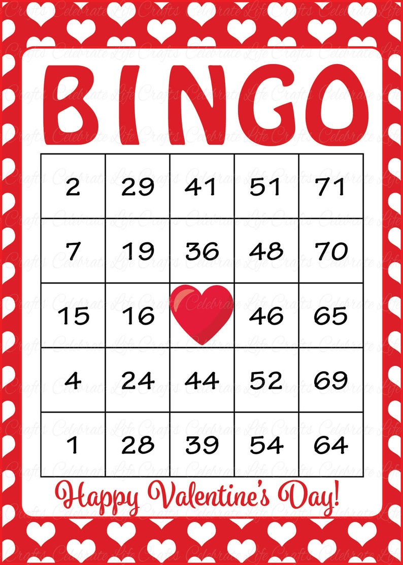 100 Printable Bingo Cards 100 Printable Bingo Cards