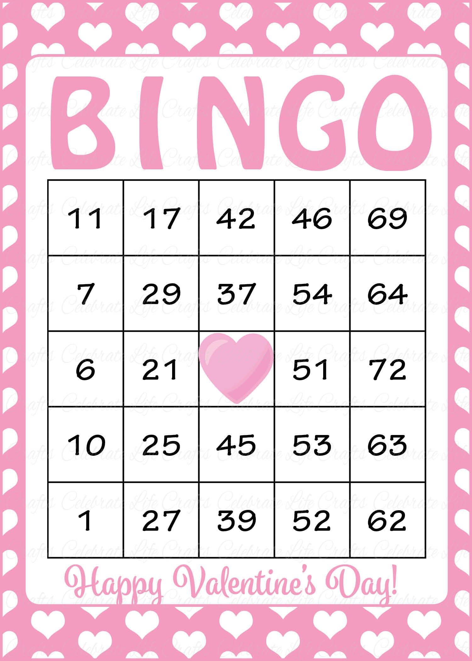 60-valentines-bingo-cards-printable-valentine-bingo-cards-instant-download-valentine-s-day-game-for-kids-pink-white-hearts-v1004-etsy for Free Printable Printable Valentine Bingo Cards 60 Valentines Bingo Cards - Printable Valentine Bingo Cards - Instant Download - Valentine's Day Game for Kids - Pink White Hearts V1004 - Etsy for Free Printable Printable Valentine Bingo Cards