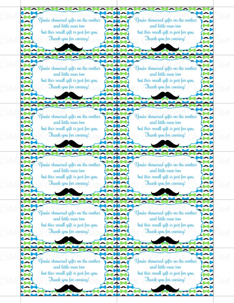 thank you baby shower printable tag labels printable baby