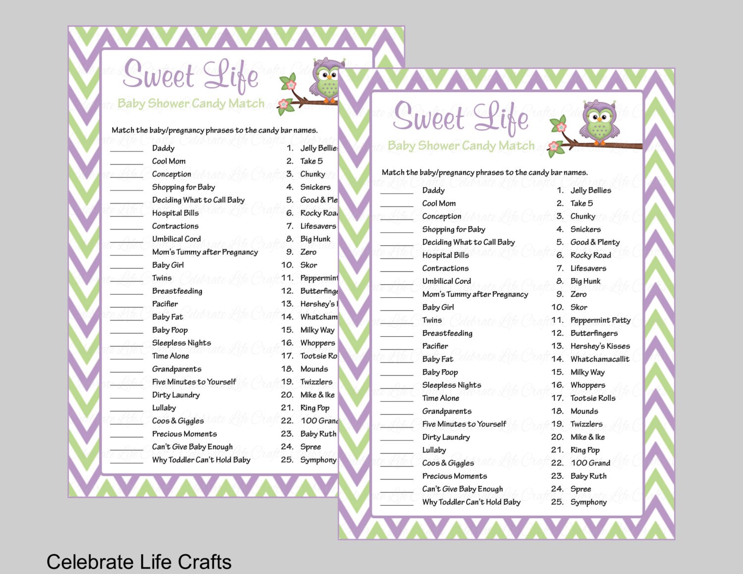 Candid image in printable baby shower candy bar game with answers Impeccable image with printable baby shower candy bar game with answers