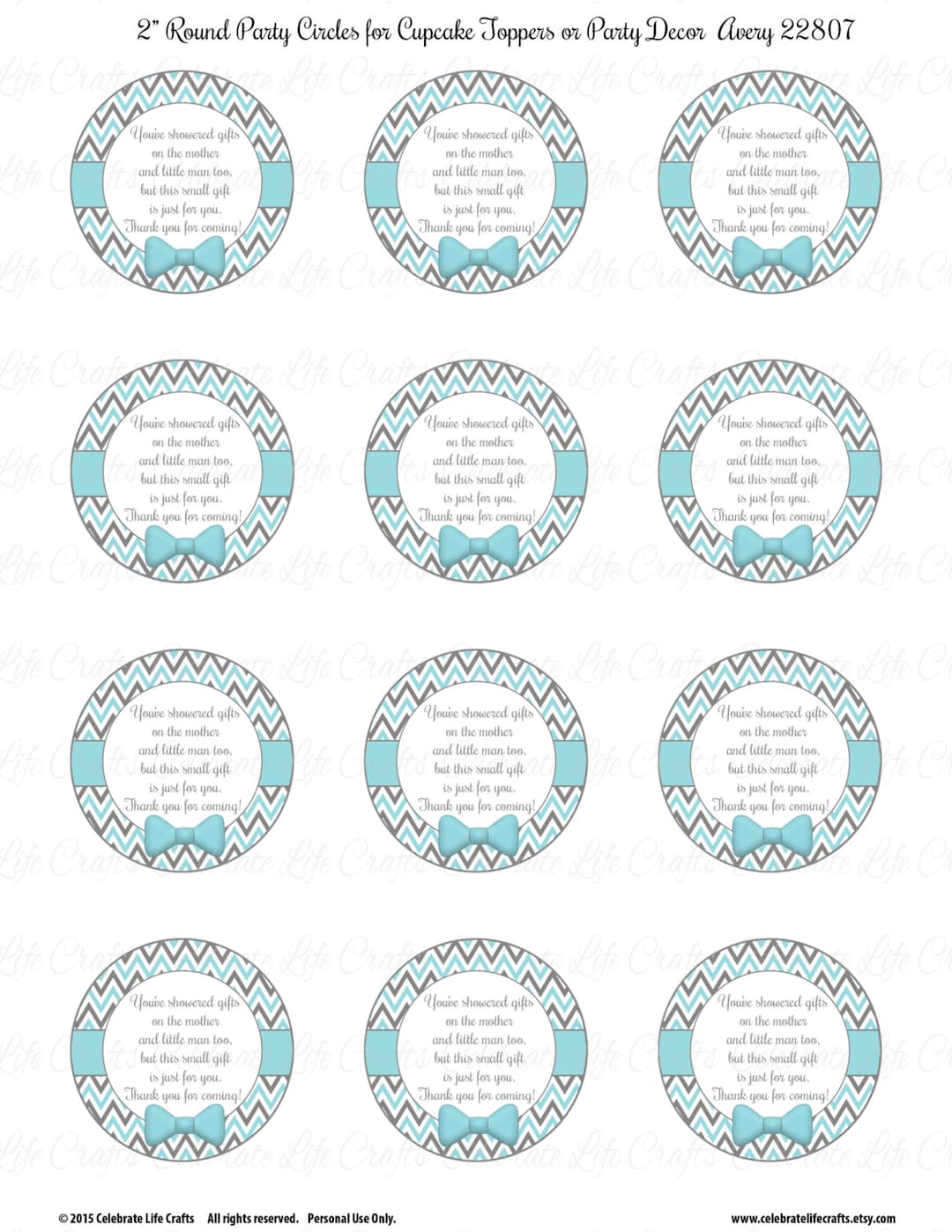 Thank You Baby Shower Printable Tag Labels Printable Baby Shower Party ...