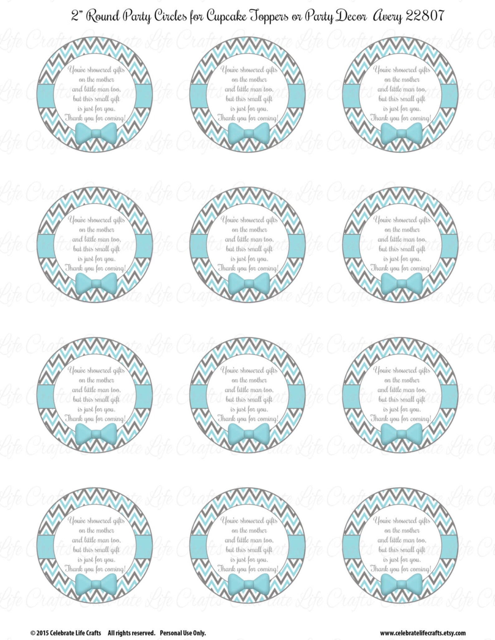 Thank You Baby Shower Printable Tag Labels Printable Baby - Etsy