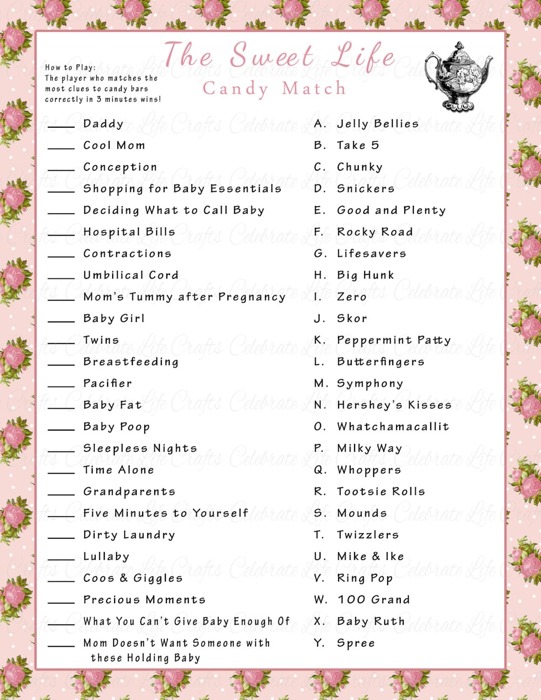baby-shower-sweet-life-candy-bar-match-game-printable-baby-shower-games-vintage-garden-tea-party-baby-girl-g022-etsy