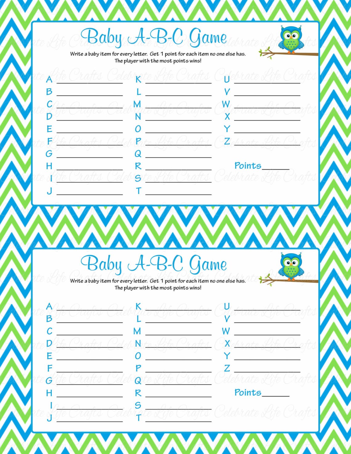 Gioco Baby Shower 25 Carte Oraco Bambino | Design Neutro, Prodotto In Germania | Formato A6, Carta 350g/m²