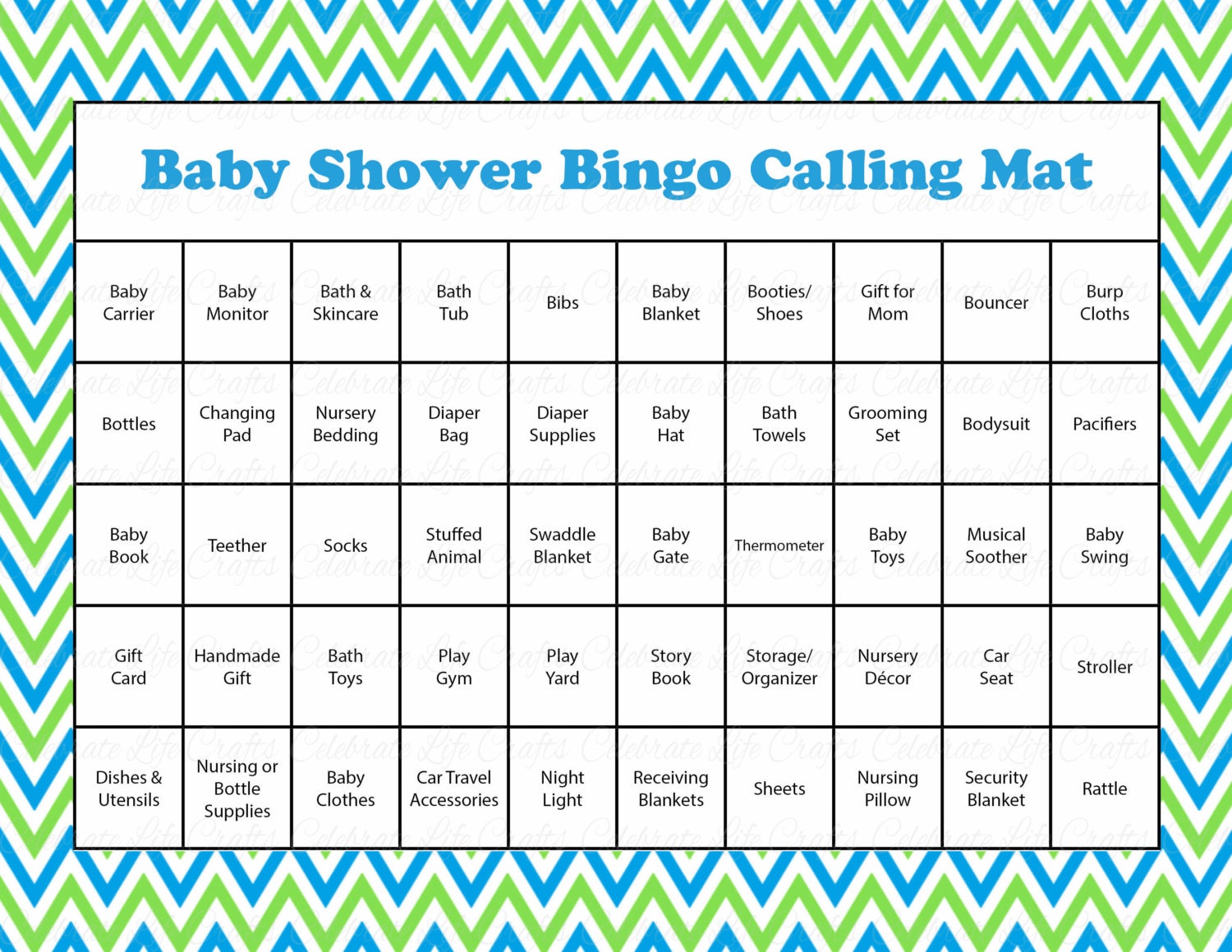 60 Bow Tie Baby Shower Bingo Cards 60 Prefilled Bingo Cards Etsy
