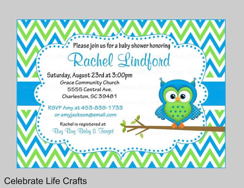 Child Shower Invites - Printable Child Boy Shower Invite - Owl Little one Shower Concept - Blue Inexperienced Chevrons - JPG or PDF - B2002 picture regarding Printable Baby Boy Shower Invitations referred to as Little one Shower Invites - Printable Little one Boy Shower Invite - Owl Kid Shower Concept - Blue Environmentally friendly Chevrons - JPG or PDF - B2002