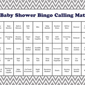 60 Little Man Baby Shower Bingo Cards 60 Prefilled Bingo Cards Boy Baby Shower Game Navy Gray Printable Download B1006 image 3