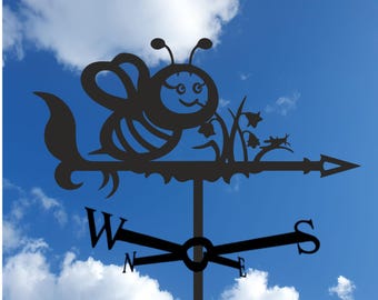 Bijen metalen windwijzer