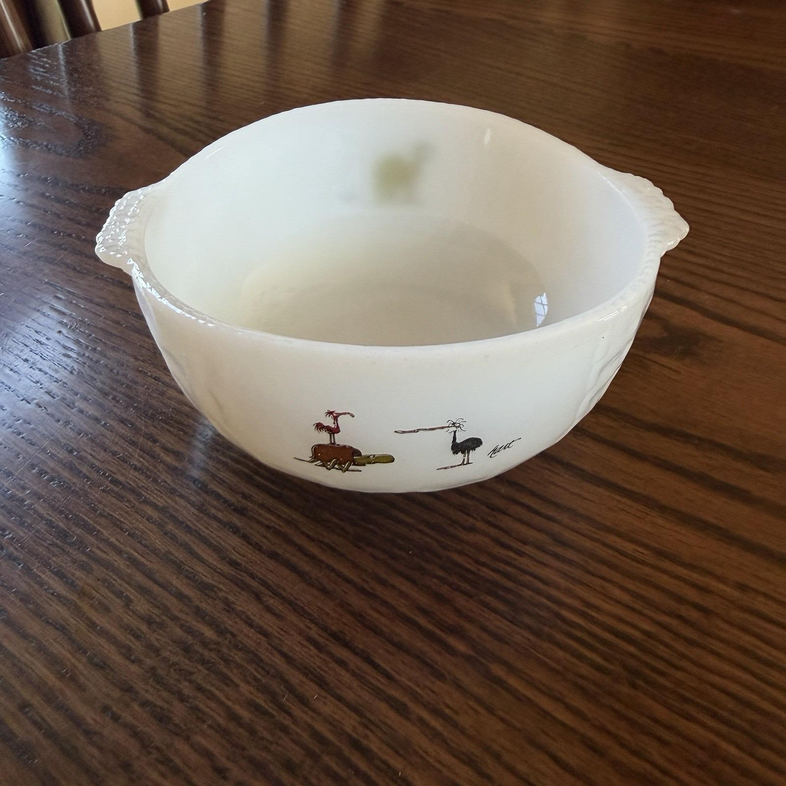 Fire King Hart Bowl - Etsy