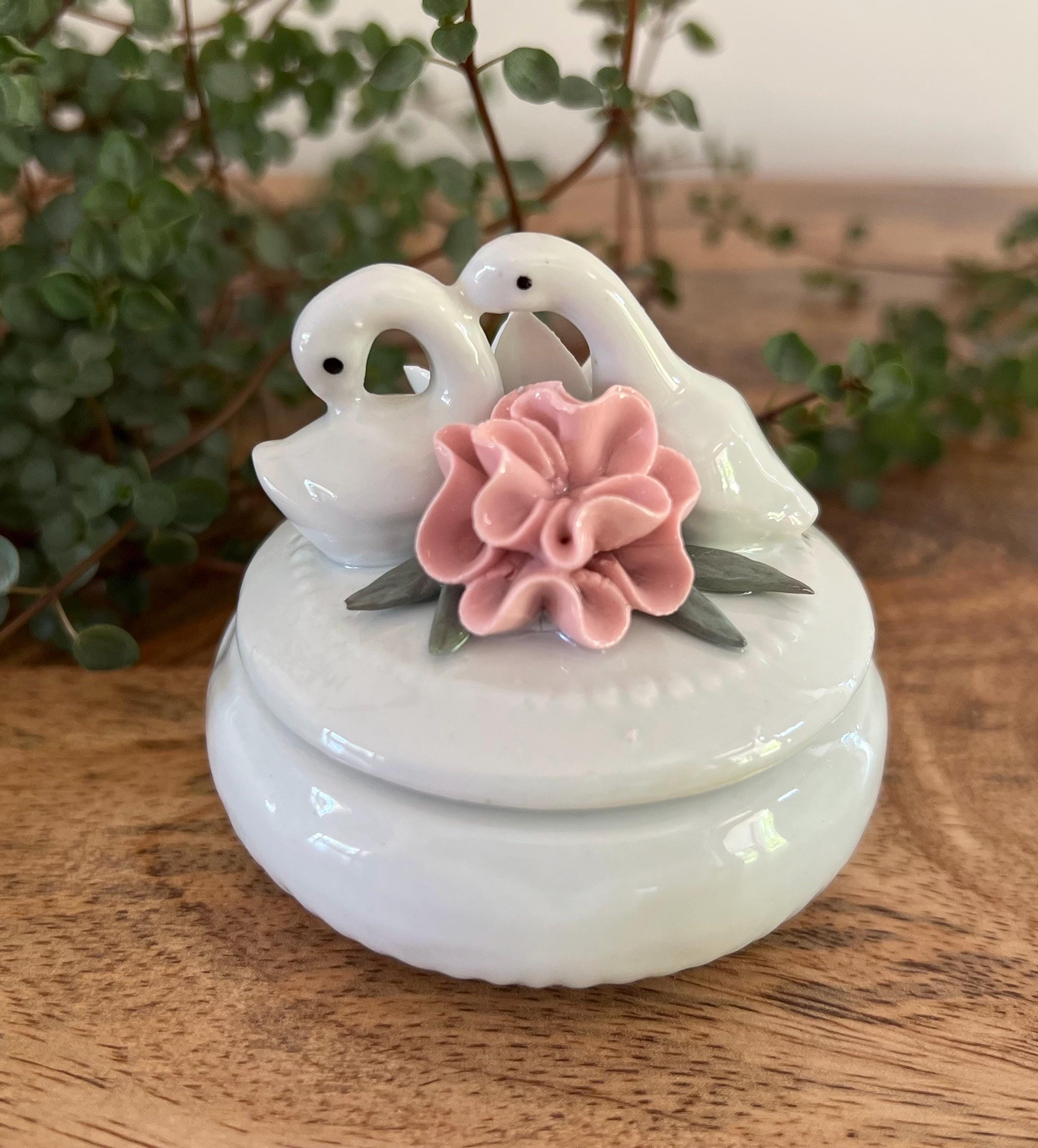 Swan Trinket Box - Etsy
