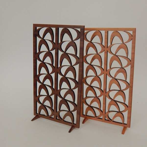 Mid-Century / Modern Room Divider ou Screen - Miniature 1:12 Scale