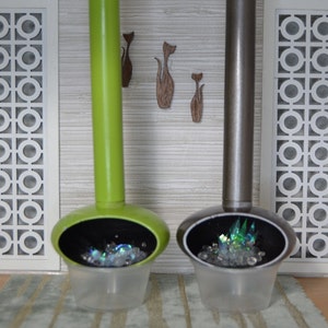 Miniature &quot;Pod&quot; Fireplace