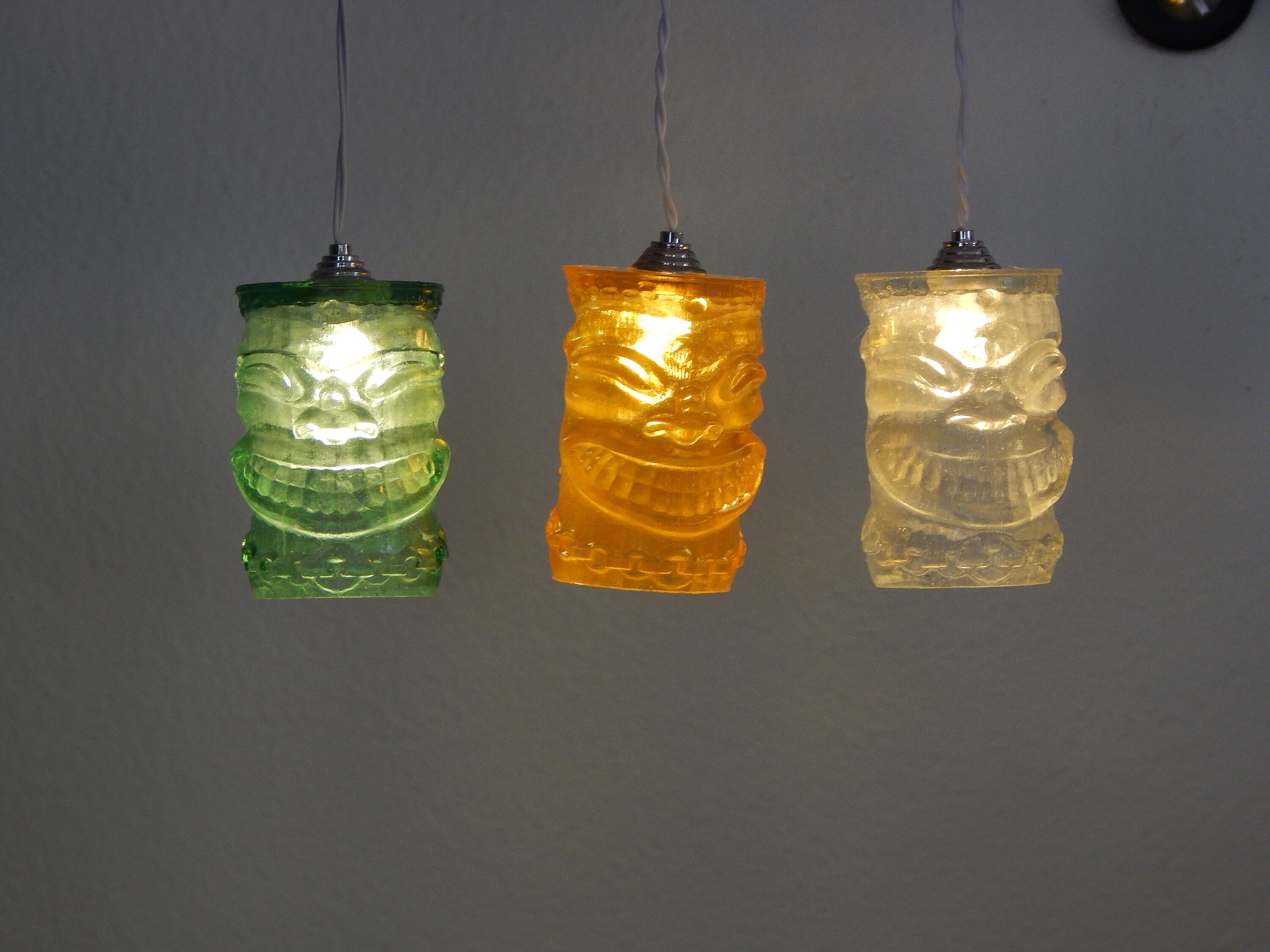 Miniature Tiki Hanging Light Battery Operated Etsy