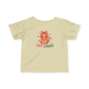 Baby Gingerbread Christmas Shirt, Tiny Cookie Baby T-Shirt, Christmas Cookie Tee, Cute Holiday Baby Outfit, Gingerbread Xmas Gift