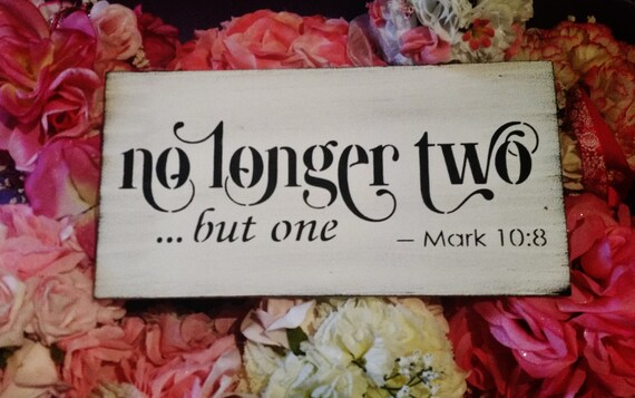 Engagement Marriage Greeting Card ~ Love...They Are No Longer Two But One Flesh Scripture ~ Mark 10:8
