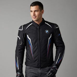 BMW Motorrad Mesh Jacka, CE-bepansrad textil herrutrustning för motorcykelkörning