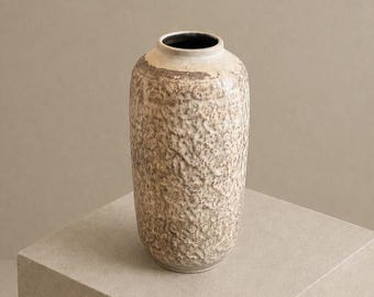 VEB Haldensleben Brutalist Cylinder Vase (Model 8200) – c. 1965–1975
