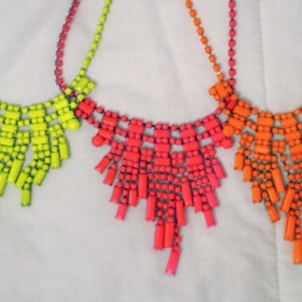 Custom Order for Cat - 2 Bib Necklaces