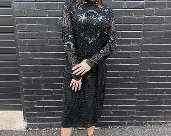 Vintage Beaded Dress