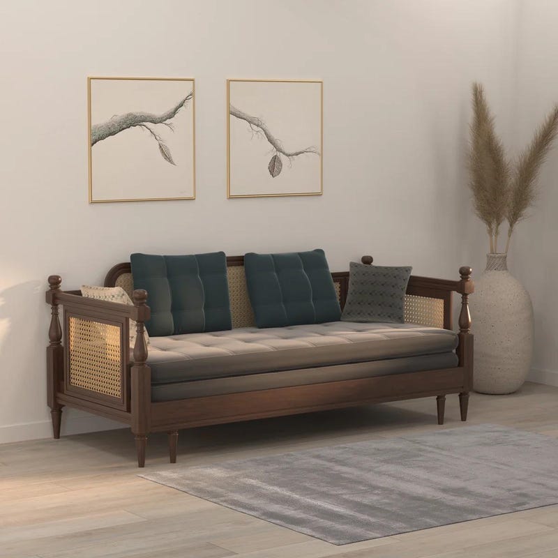 Rattan Daybeds Wood - Etsy