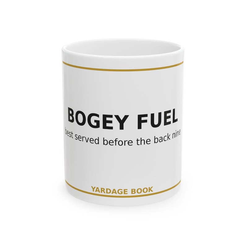 Bogey Fuel coffee mug by Yardage Book