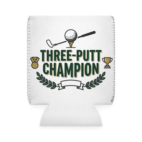 Three-Putt Champion can cooler