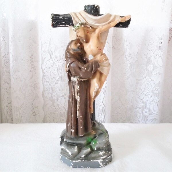 Chalkware Religious Statues Etsy