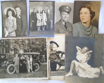 Vintage Photo Lot Antique Photographs