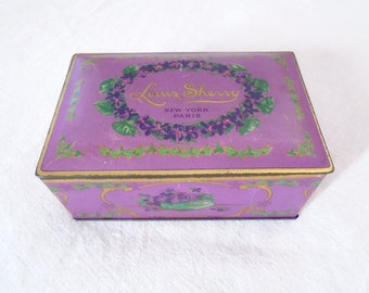 Vintage Louis Sherry New York Candy Tin