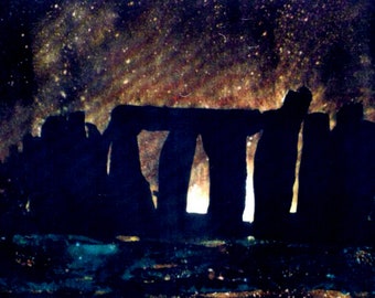 Stonehenge A3/A4 Print from Original