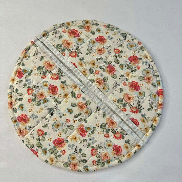 Tortilla Warmer, Hand Sewn, Cotton, Quilted, Tortilla Warmer, Vintage Floral