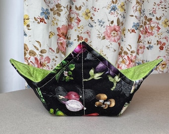 Bowl Cozy - Vegetables and Green Bowl Cozie